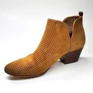 Sam Edelman Rio Tan Leather Ankle Boots 7 EUC